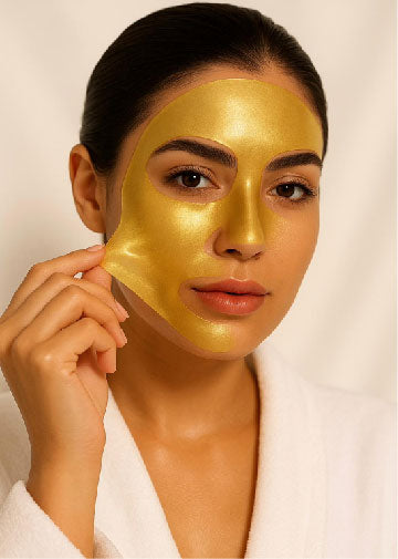 Queen Cleopatra Luxe Gold Mask By Dr Lamia Pack of 4 Masks