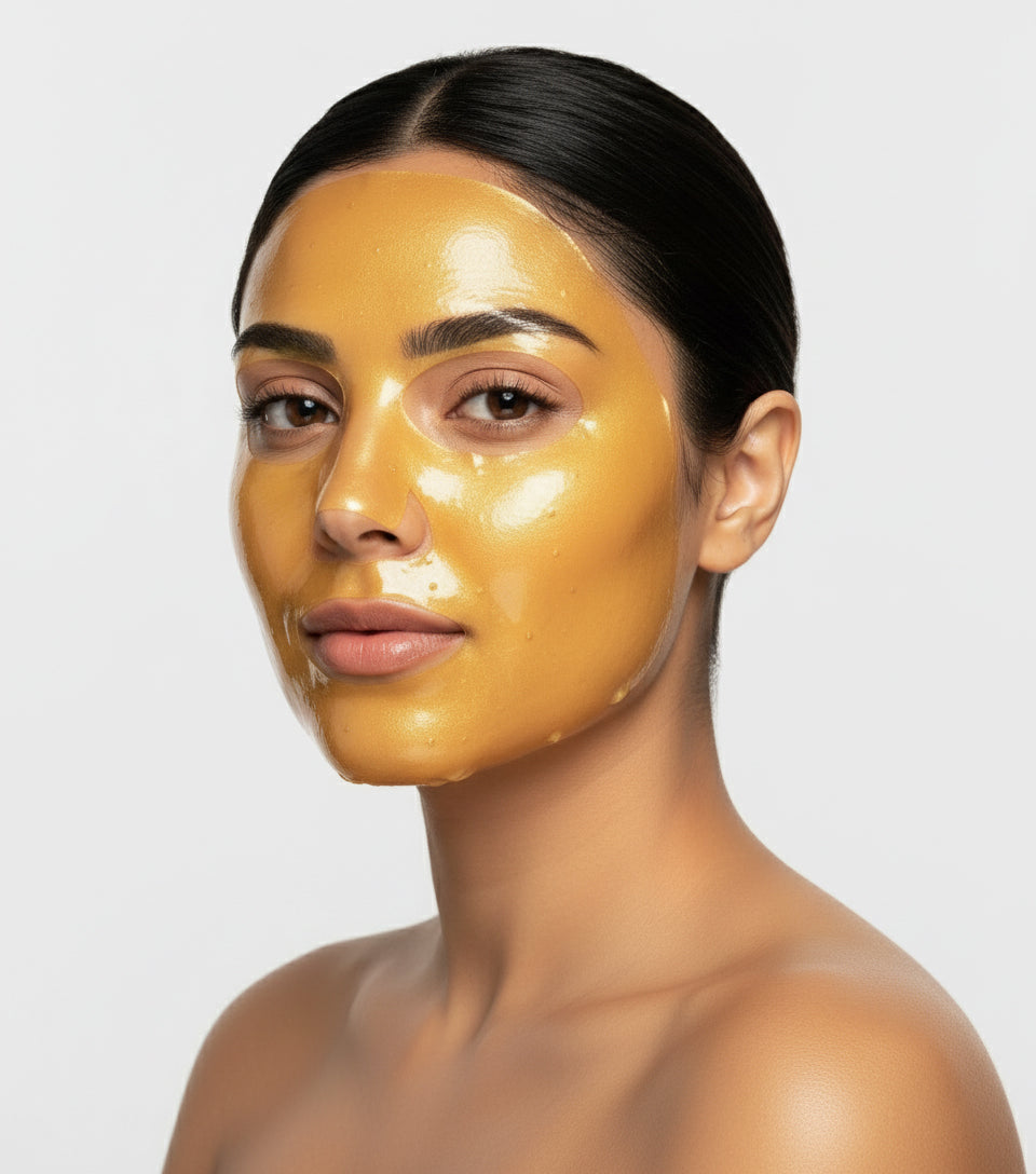 Queen Cleopatra Luxe Gold Mask By Dr Lamia Pack of 4 Masks