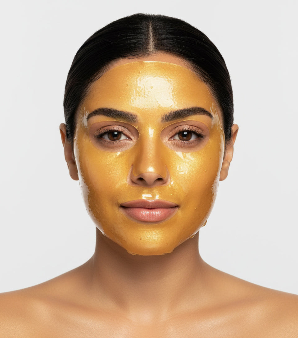 Queen Cleopatra Luxe Gold Mask By Dr Lamia Pack of 4 Masks